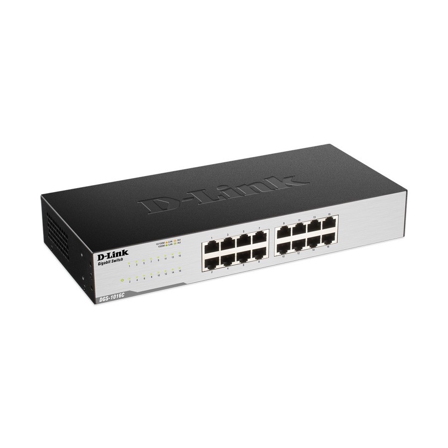 Jual DLINK 16 Port Hub Gigabit DGS-1016C Metal Casing | Shopee Indonesia