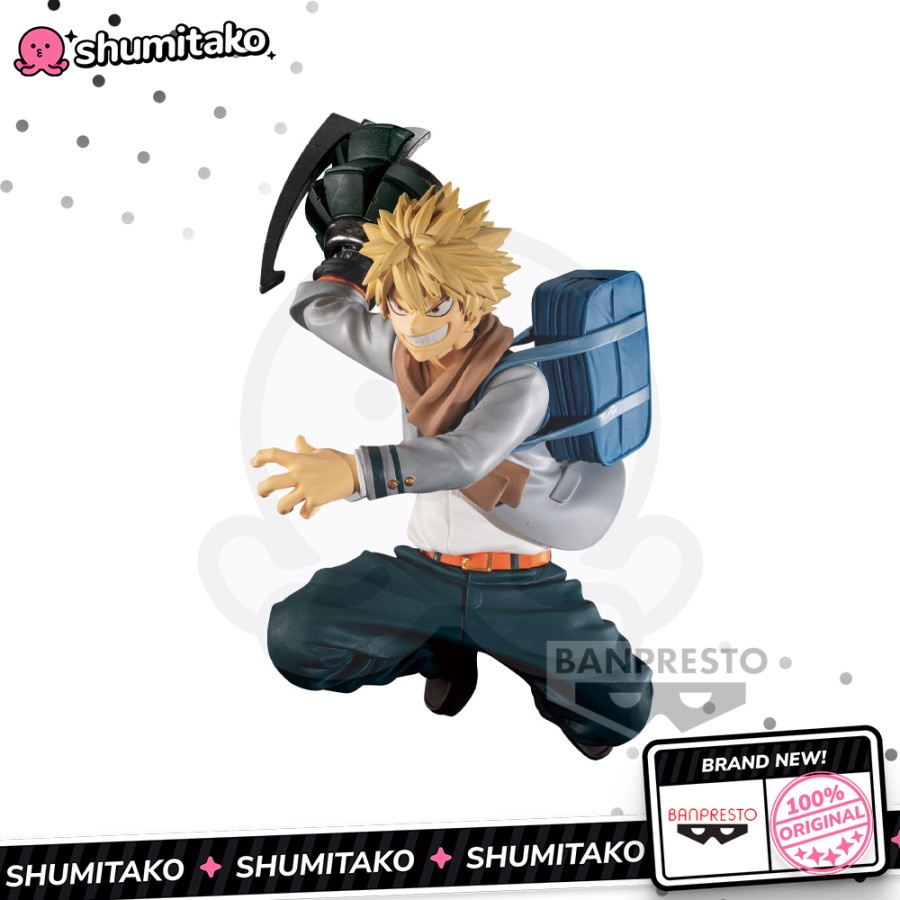 My héro Academia- Figurine Bravegraph#1 vol.3Katsuki Bakugo- Bandaï