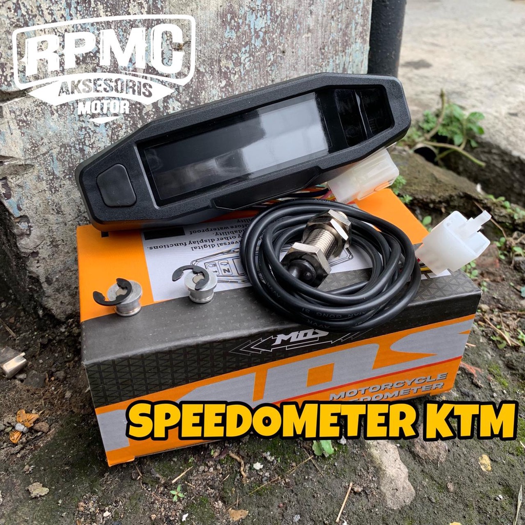Jual SPEEDOMETER KTM DIGITAL SPIDO MINIMALIS SPEDO AKSESORIS MODIFIKASI