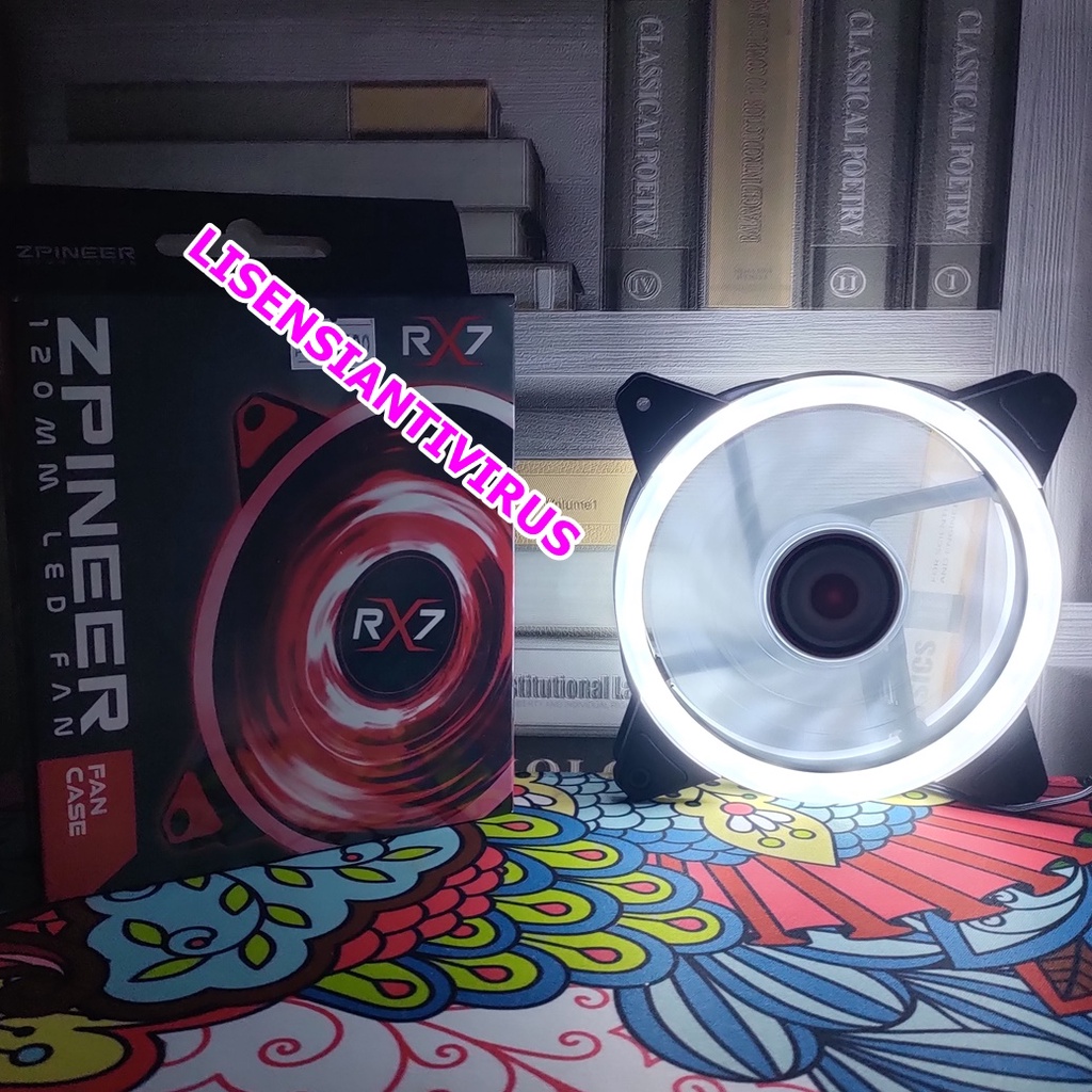 Jual FAN Putih RX7 12CM FAN Casing White Fan 12cm Warna Putih RX7 ...