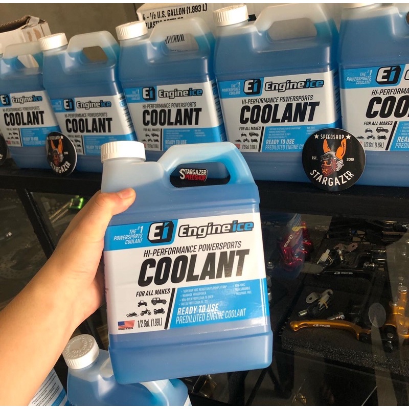 Jual Air Radiator Coolant Engine ICE blue 1.89L liter | Shopee Indonesia