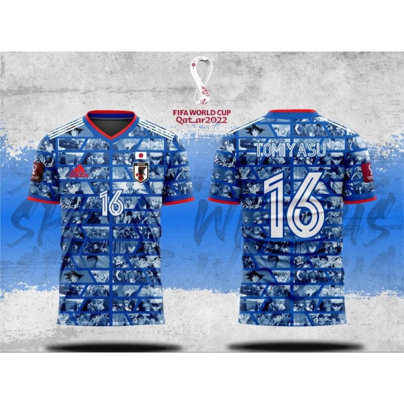 adidas Japan Home Tomiyasu 16 Jersey 2022-2023 (Official Printing)