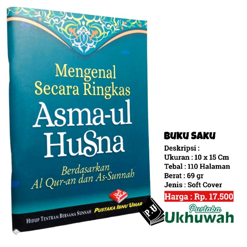 Jual Buku Saku Mengenal Secara Ringkas Asma Ul Husna Pustaka Ibnu