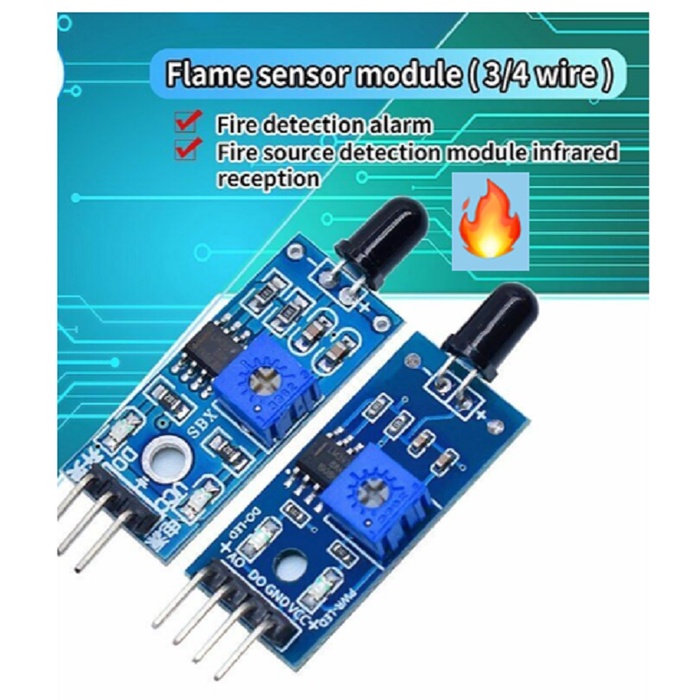 Jual Sensor Modul Pendeteksi Api Kebakaran Flame Detection Detector