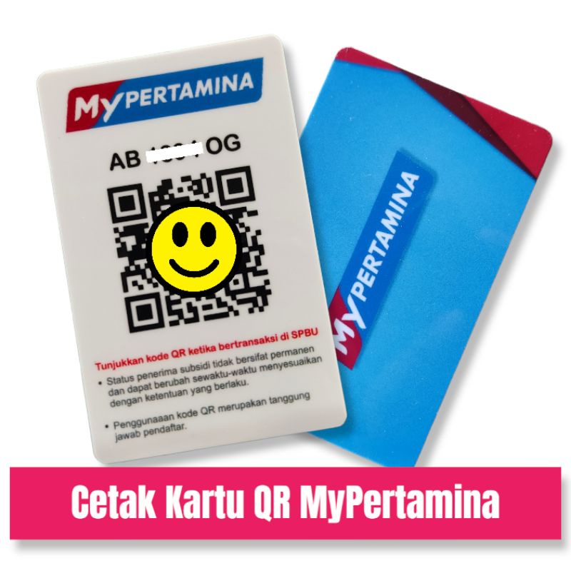 Jual CETAK KARTU QR CODE MYPERTAMINA | Shopee Indonesia