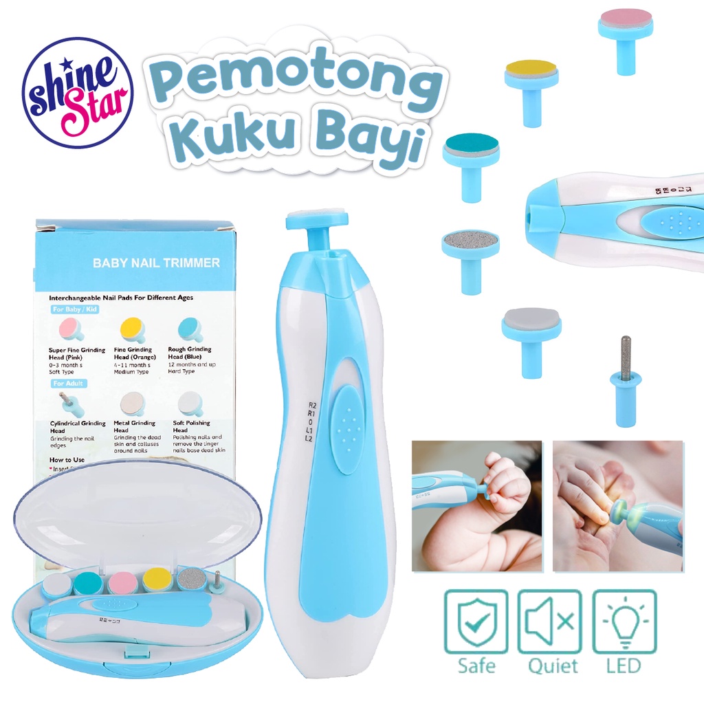 Jual Shine Star Cod Baby Care Nail Trimmer Set Gunting Kuku Bayi