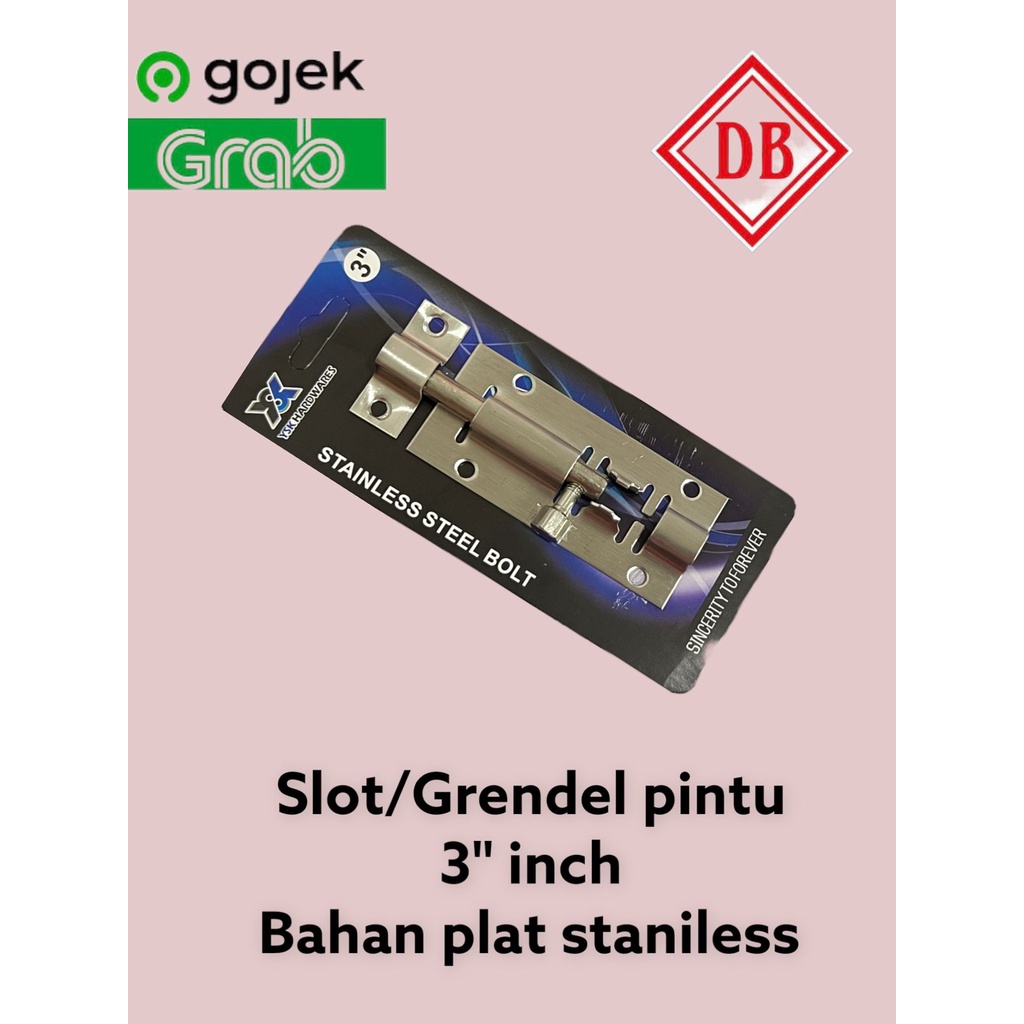 Jual DB YSK SLOT PINTU/GRENDEL PINTU 3