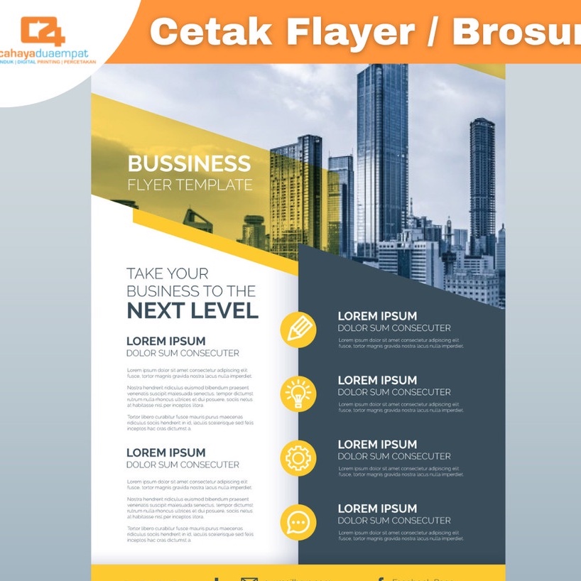 Jual Cetak / Print Flayer / Brosur Ukuran A5 Bahan Art Paper 1 RIM ...