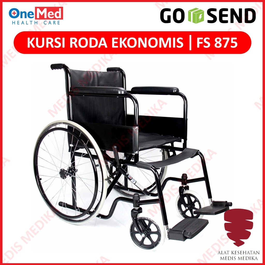 Jual Gojek Only Kursi Roda Ekonomis Onemed Fs Standar Wheel Chair Fs Shopee Indonesia