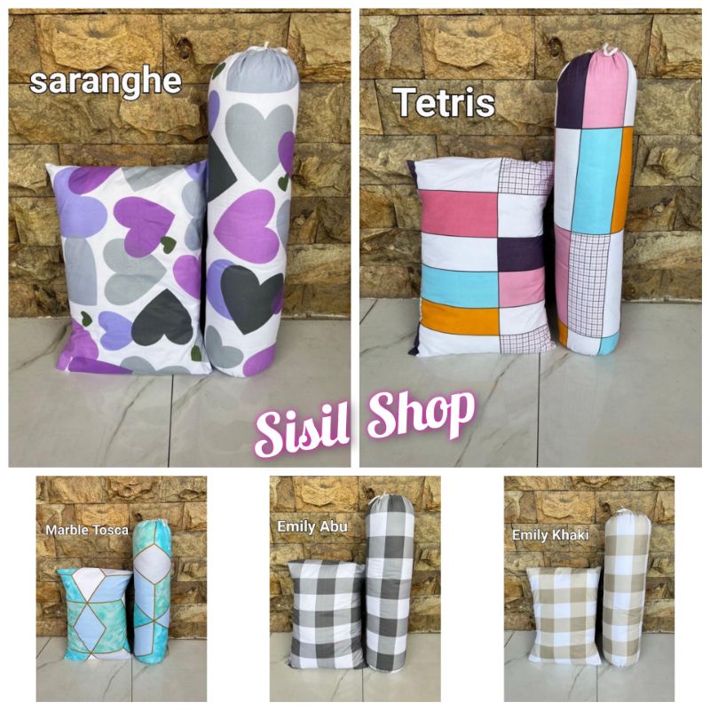 Jual Sarung Bantal dan Sarung Guling Motif Bunga Aesthetic Dan Karakter ...