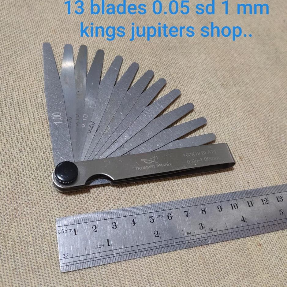 Jual CepaatFeeler gauge 13 blades kunci setelan klep kelep fuller