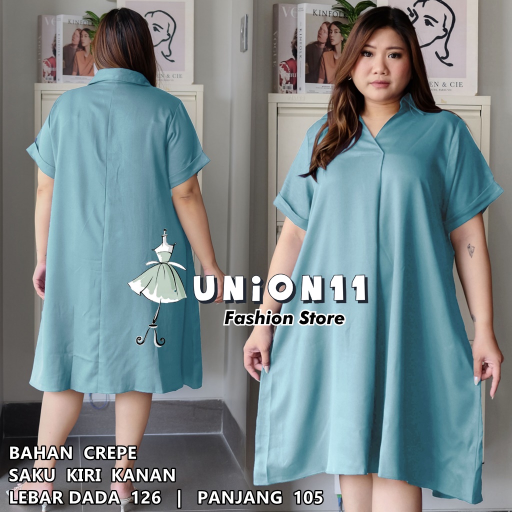 Jual Union Dress Jumbo Wanita Ld Baju Jumbo Wanita Baju