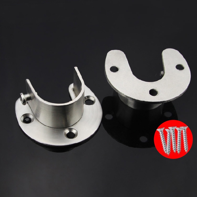 Jual 【1 Pasang】Bracket Topi Untuk Pipa Stainless/Flange Fitting Pipa ...