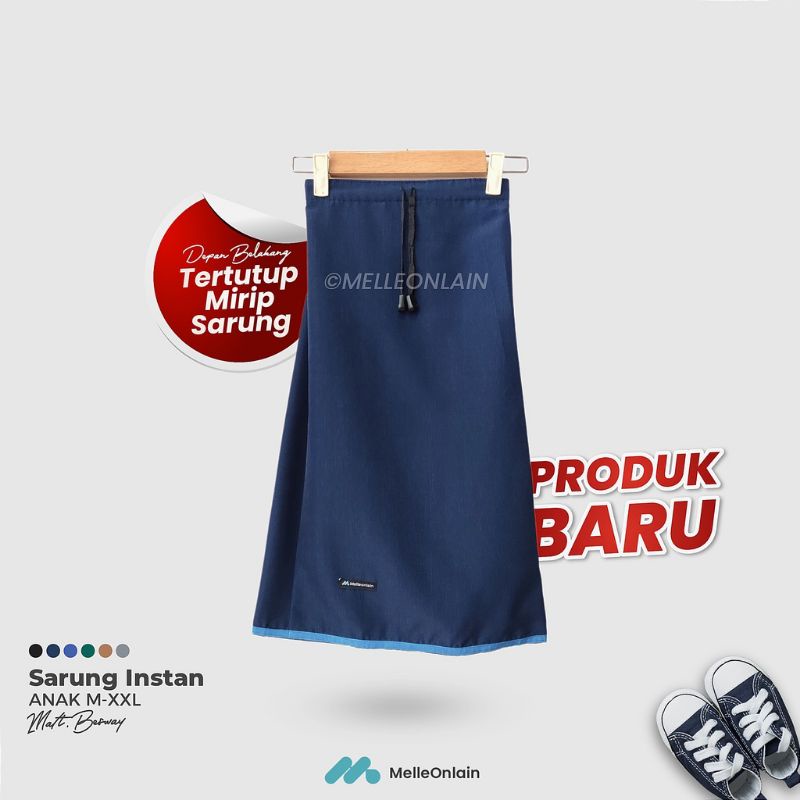 Jual Sarung Instan Anak Laki-laki Sarcel Polos Karet Full Tertutup ...