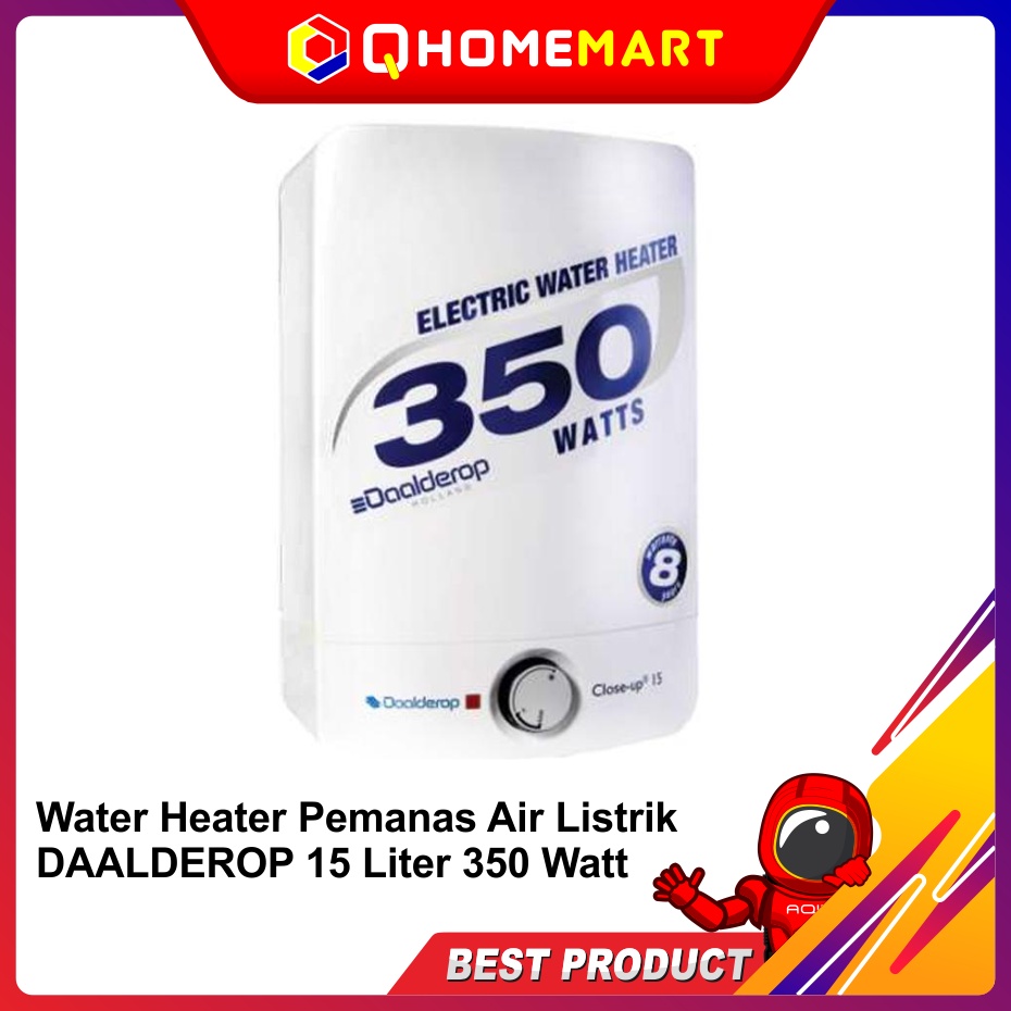Jual Water Heater Pemanas Air Listrik DAALDEROP 15 Liter 350 Watt | Shopee  Indonesia
