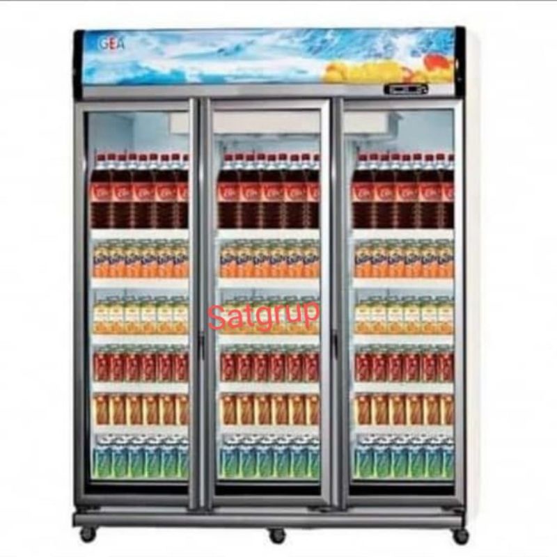 Jual kulkas pendingin 3 pintu amethyst rsa showcase display cooler RSA ...