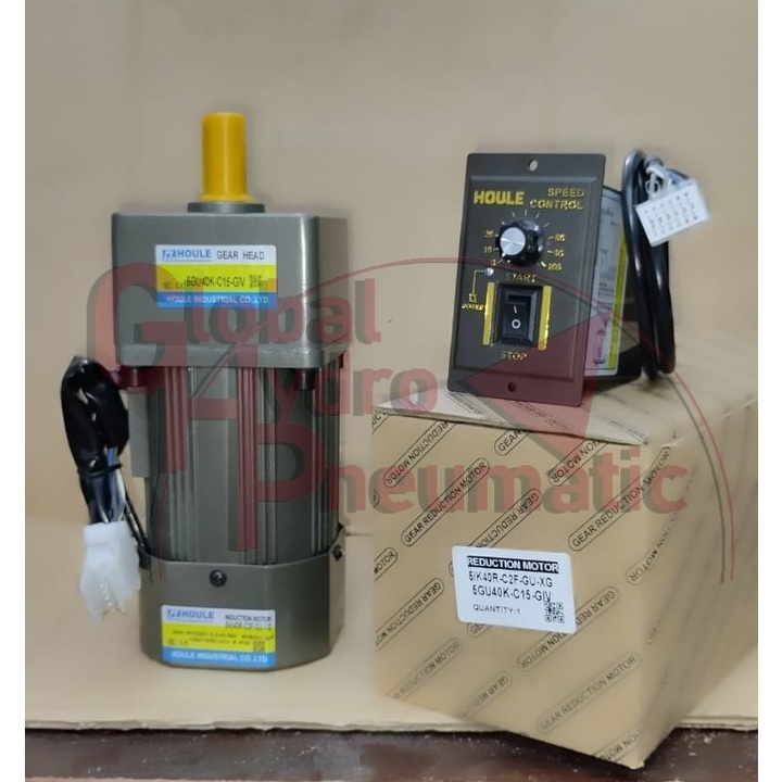 Jual Ac Motor Gearbox Houle V W Variable Speed Control Phase Shopee Indonesia