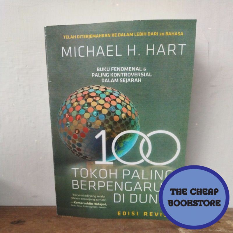 Jual BUKU 100 TOKOH PALING BERPENGARUH DIDUNIA EDISI REVISI - MICHAEL H ...