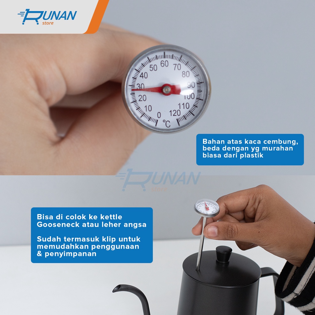 Jual Thermometer Susu - Termometer Kopi Barista Air Masak teko ...