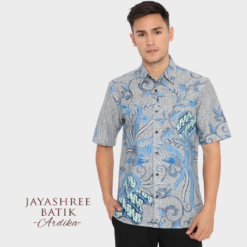 Jual Jayashree Batik Slimfit Ardika Lengan Pendek | Shopee Indonesia