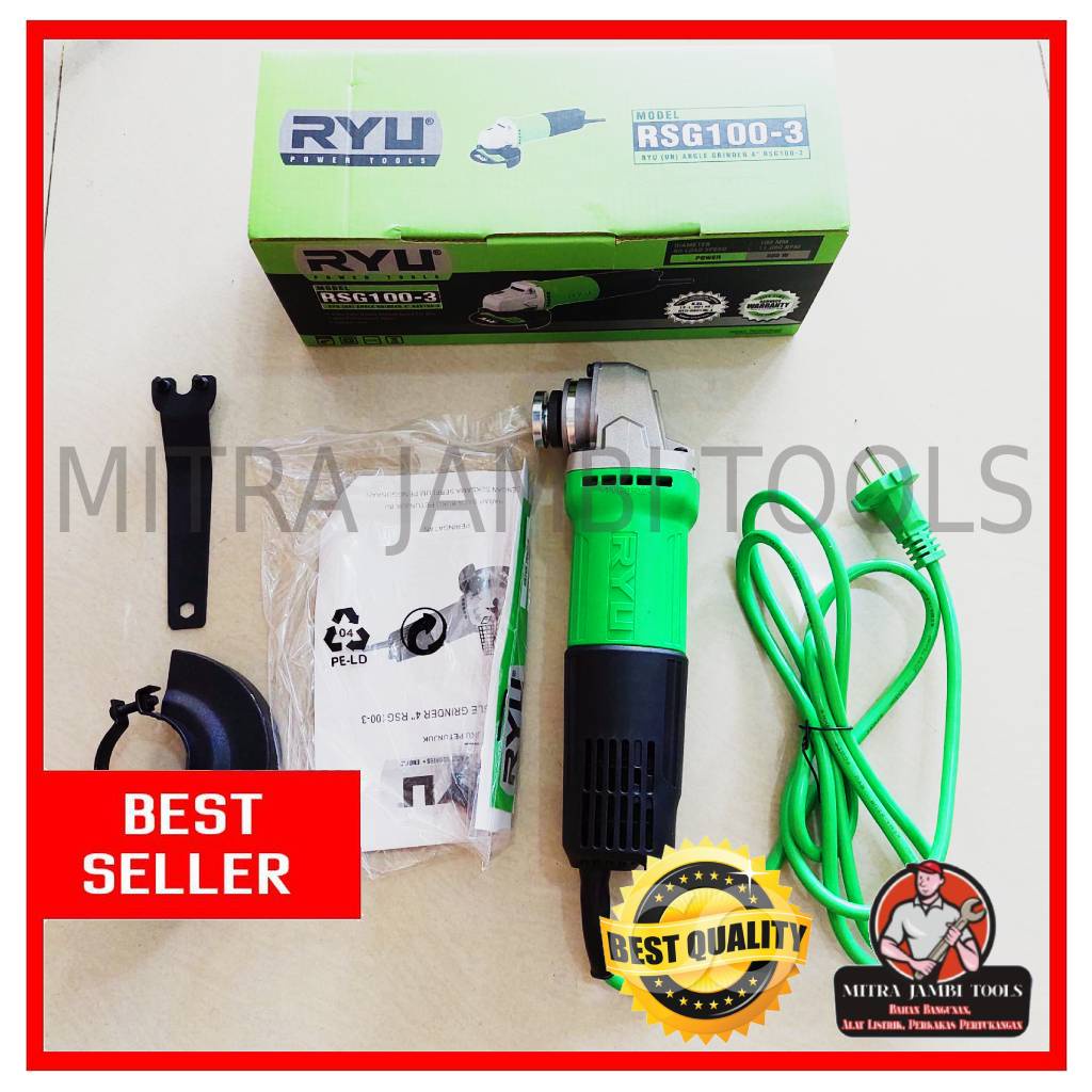 Jual MESIN GERINDA TANGAN RYU RSG 100-3 | Shopee Indonesia