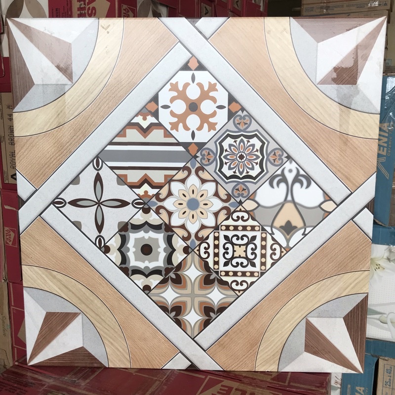 Jual keramik 60x60 motif batik/ keramik teras/ keramik garasi/ keramik