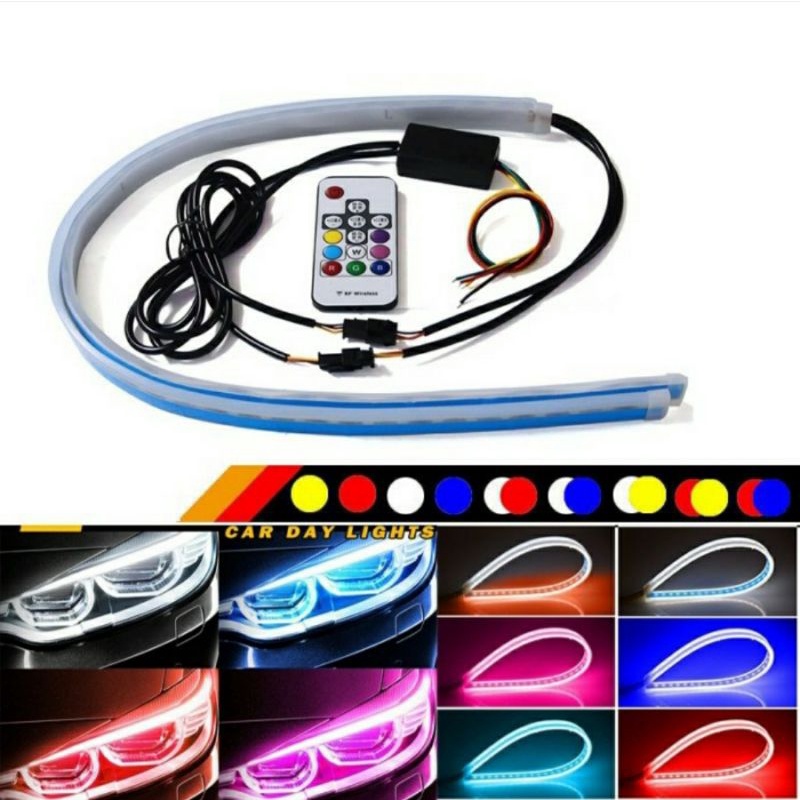 Jual LED DRL ALIS RGB LED SEIN RUNNING SEQUENTIAL 30 CM I Lampu Alis ...