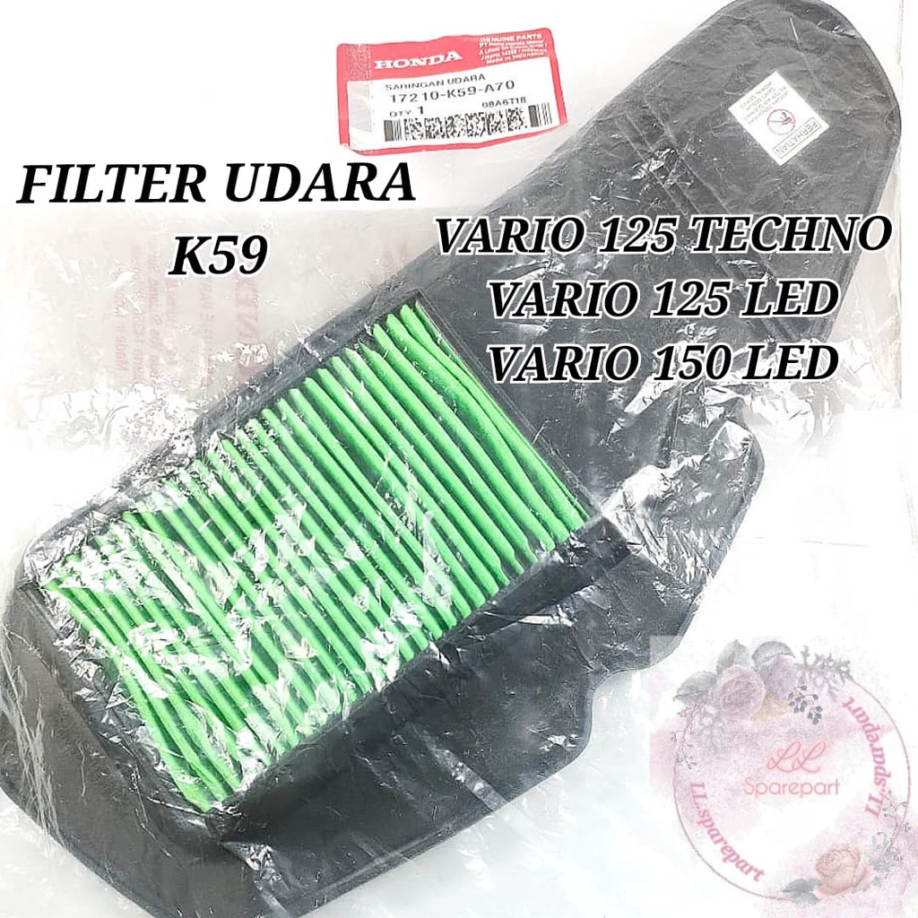 Jual Filter Udara Saringan Udara Honda K Kualitas Asli Original Honda Vario Led Vario