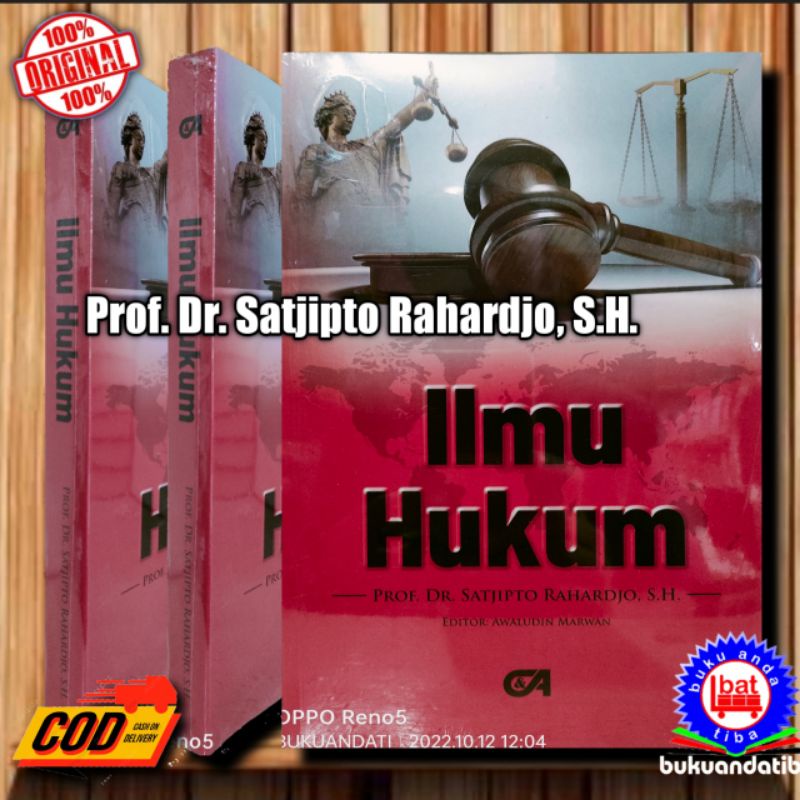 Jual Buku Ilmu Hukum Prof Dr Satjipto Rajardjo Sh Original