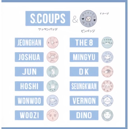Jual Badge Wappen Name Seventeen Ode to you/ Dome Tour / Diamond