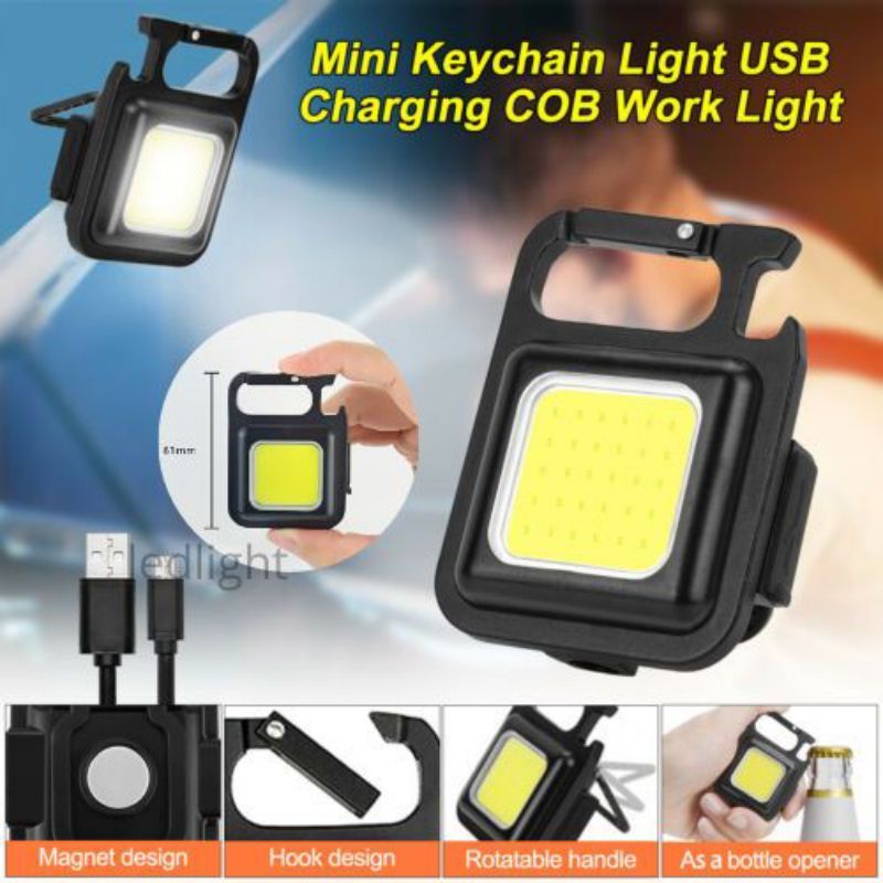 Jual Lampu Tenda Emergency Keychain Light Cob 800 Lumens 500mah 3