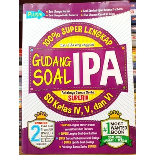 ( PROMO BUKU MURAH ORIGINAL ) BUKU LATIHAN SOAL / PELAJARAN IPA SD / GUDANG SOAL IPA / LATIHAN SOAL - SOAL / BELAJAR LATIHAN SOAL IPA