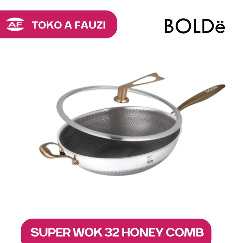 Jual Super WOK 32cm Honeycomb SS304 | Shopee Indonesia