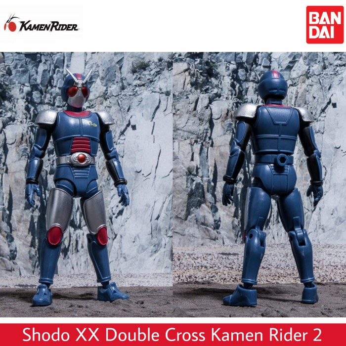 Jual Bandai Shodo XX Double Cross Kamen Rider 2 Biorider Bio Black RX ...