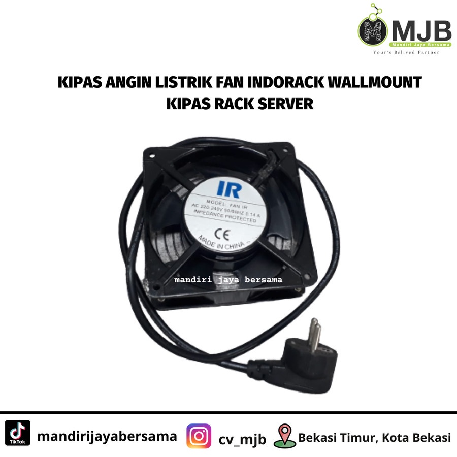 Jual Kipas Angin Listrik Fan Indorack Wallmount Kipas Rack Server ...