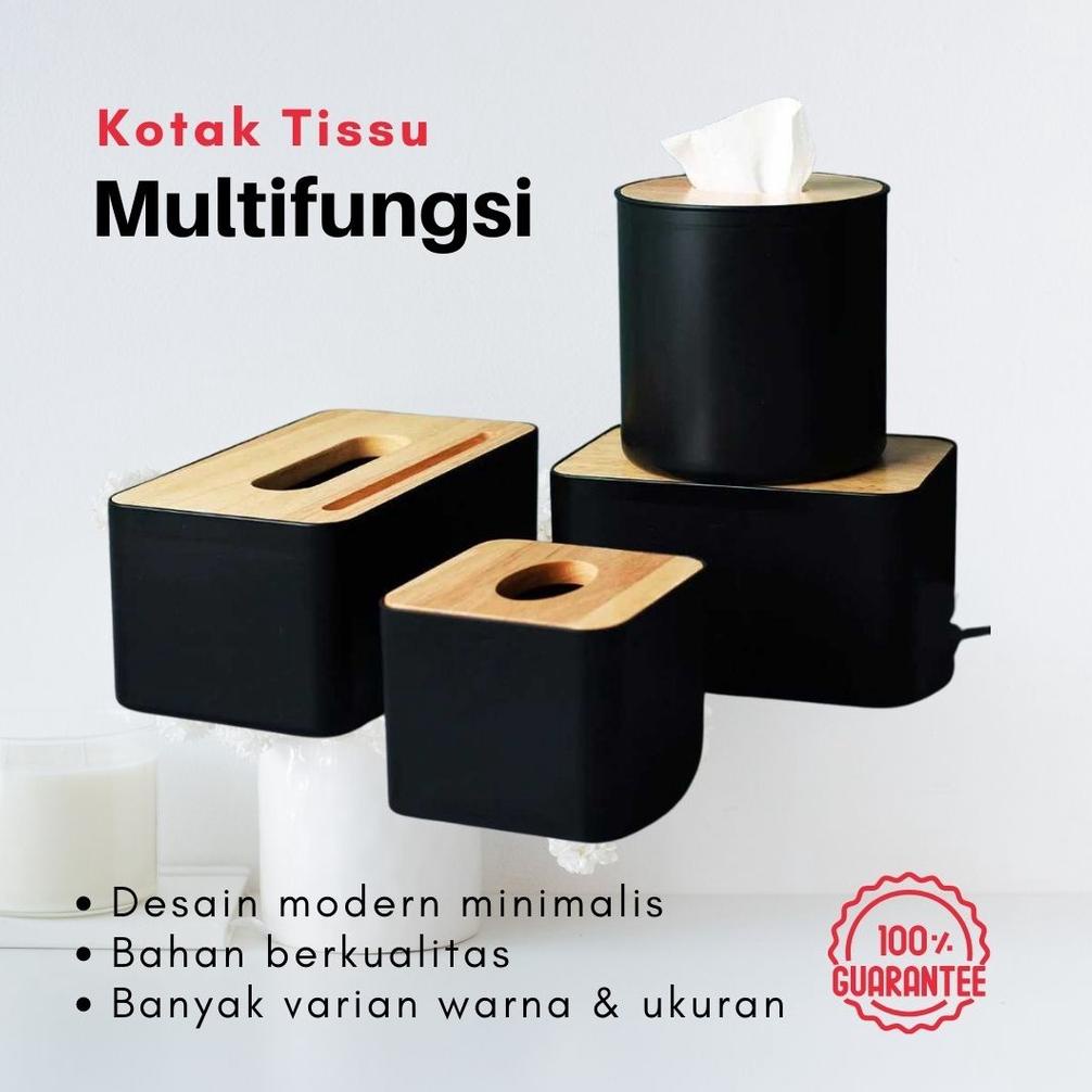 Jual Kotak Tisu / Tissue Kayu Unik Estetik Serbaguna / Multifungsi ...