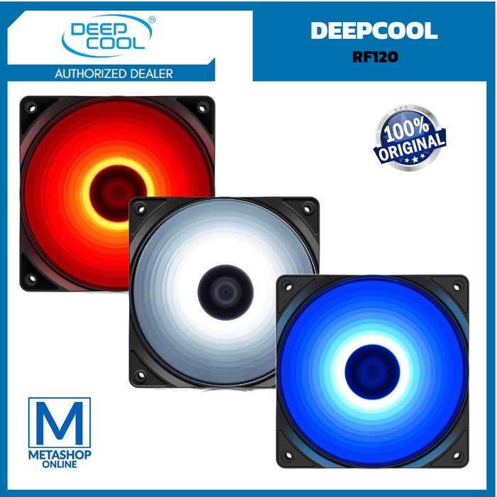 Jual Deepcool Fan Casing Rf Blue Red White Pc Kipas Case Cooler Cm Shopee Indonesia