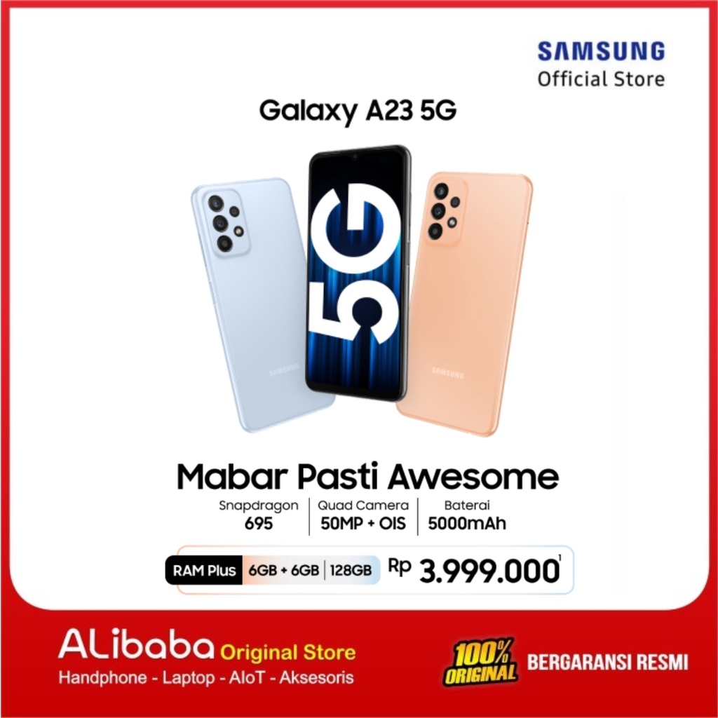 Jual Samsung Galaxy A23 5G 12/128GB (+6 Extended RAM) | Shopee Indonesia