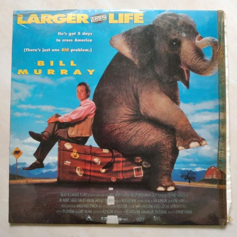 Jual Laser Disc Jadul 1996 Film Larger than Life Used Original