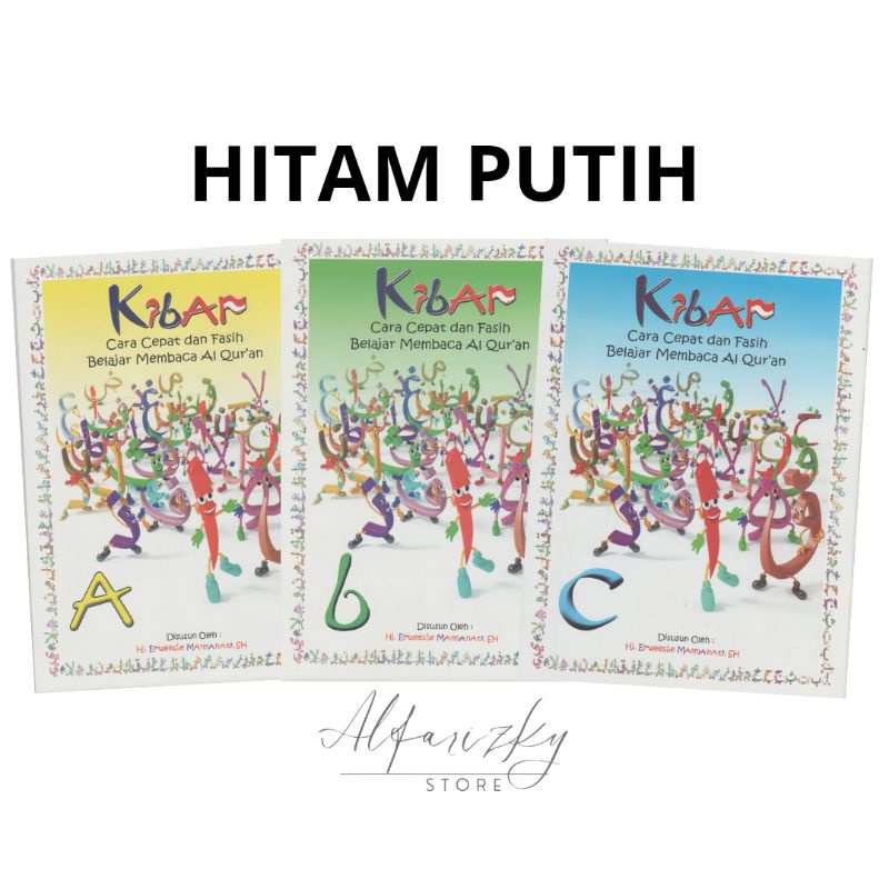 Jual Buku KIBAR A-B-C ORI [Cara Cepat dan Fasih Belajar Membaca Al Qur ...