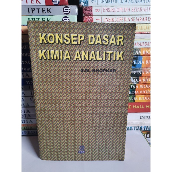 Jual Buku Konsep Dasar Kimia Analitik Oleh S M Khopkar Shopee Indonesia