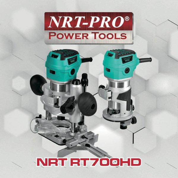 Jual NEW Mesin Router Trimmer 2in1 NRT PRO RT700HD Profil Wood Trimer ...