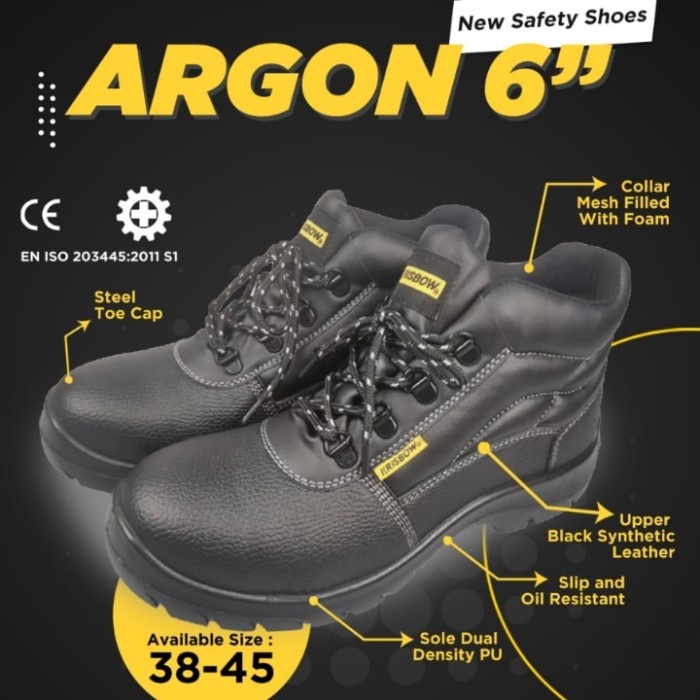 Jual Boots Krisbow - Sepatu Safety / Sepatu Pengaman / Arrow 6 Inci ...