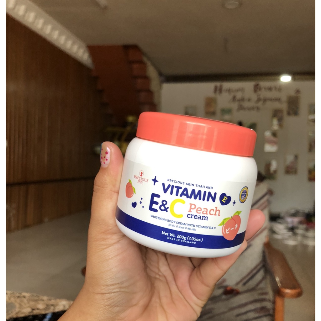 Jual Hanona Vitamin E dan C Peach Shopee Indonesia