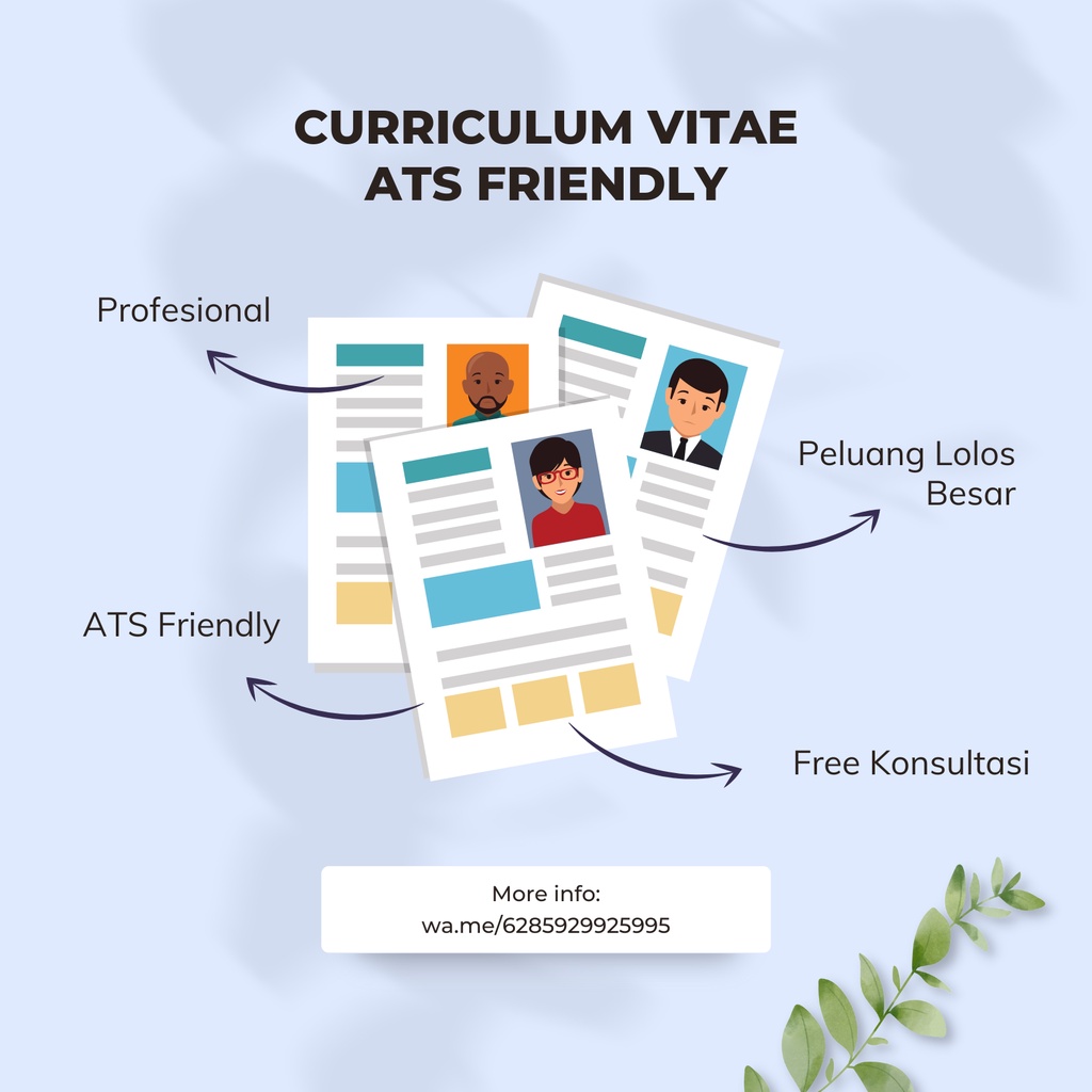 Jual JASA CV ATS | REAL TESTI | Shopee Indonesia