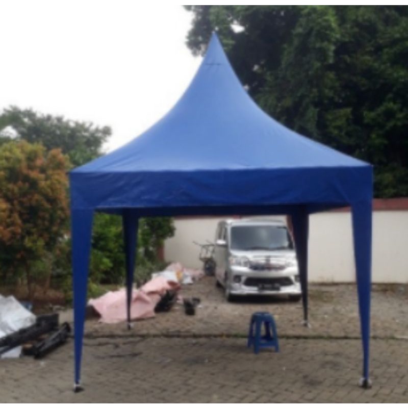 Jual ATAP TENDA CRUCUT POLOS polyester 1.5x1.5_2*2_3*3 WARNA REQUWES ...