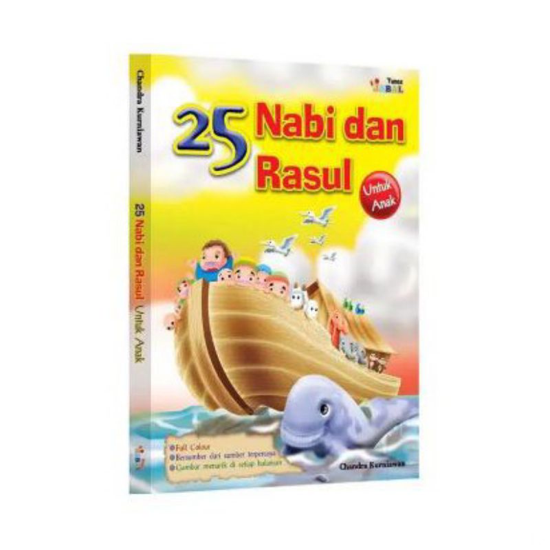 Jual Buku 25 Nabi Dan Rasul Untuk Anak Disertai Gambar Dan Full Color ...