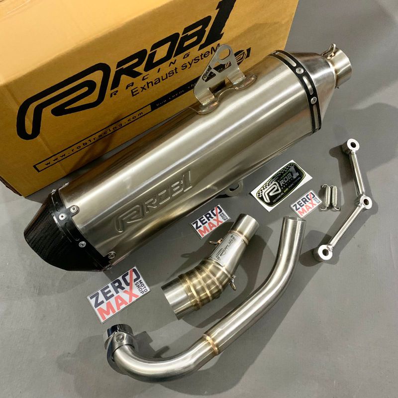 Jual Knalpot Rob Standar Racing Silencer Oval Stainless Yamaha Xmax X