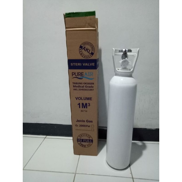 Jual Pureair Tabung Oksigen 1m3 Tabung Oksigen 1 Meter Kubik Shopee Indonesia 