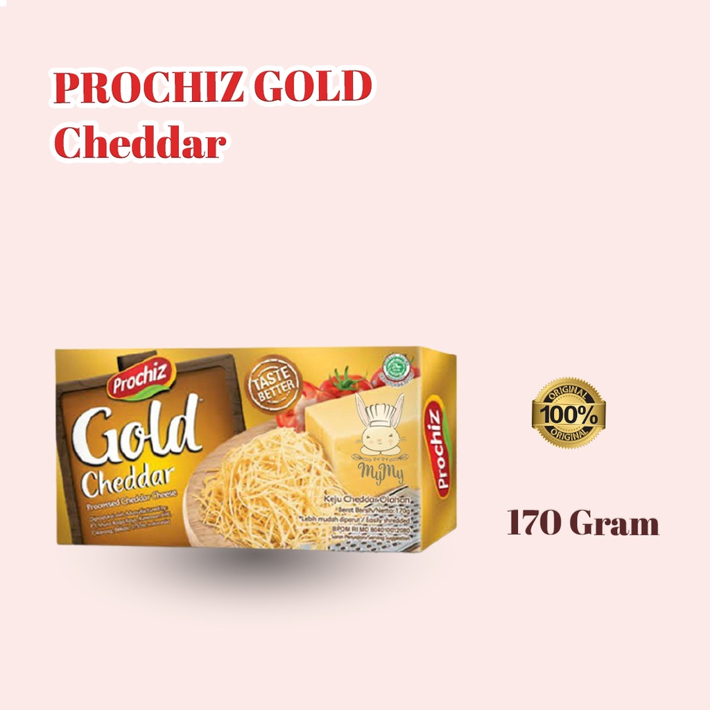 Jual PROCHIZ GOLD Cheddar 170 Gram | Shopee Indonesia